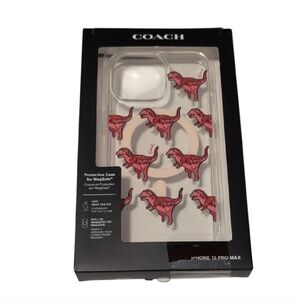 Coach Glitter Rexy iPhone 15 Pro Max Case